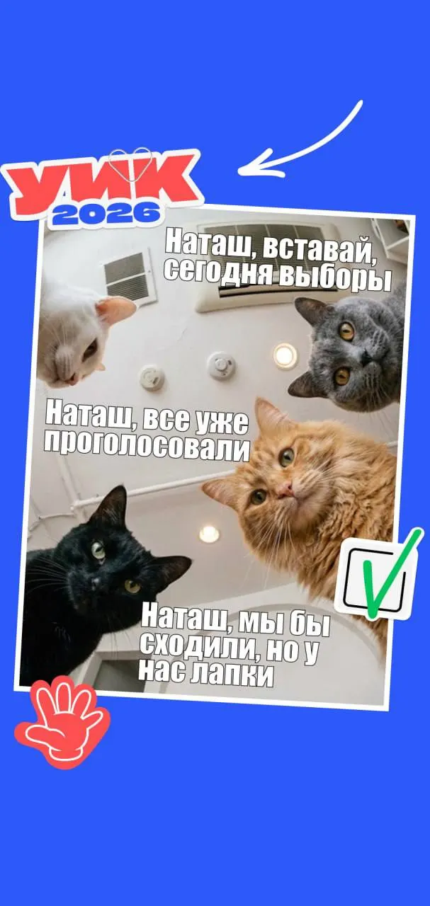 С 18 по 20 сентября 2026 года в России пройдут выборы всех уровней. Коротко о датах, кто может голосовать и какие документы взять с собой. Небольшая подборка мотивирующих мемов.